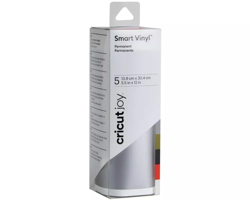 Cricut Vinylfolie Joy 13.9 cm x 30.4 cm Permanent 5 Farben