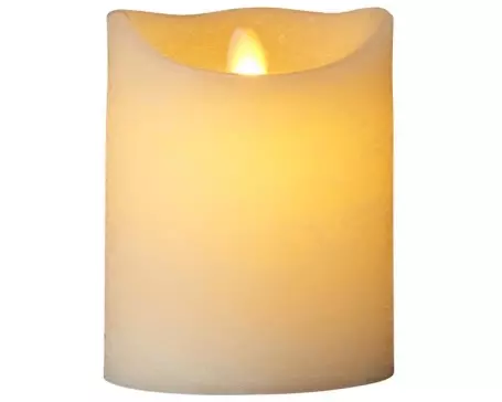 Sirius LED-Kerze Sara Exclusive, Ø 10 x 12.5 cm, Almond