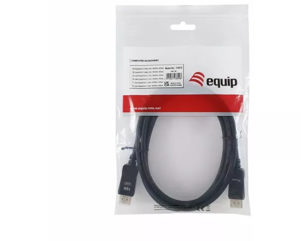 "119272 DisplayPort 2.1 Cable, 2.0m, 16K/60Hz"