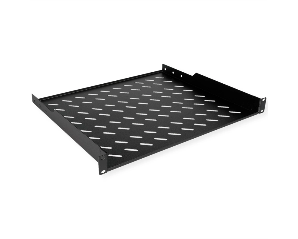 ROLINE 19-Zoll Fachboden 1 HE 400 T, 15kg Tragkraft schwarz