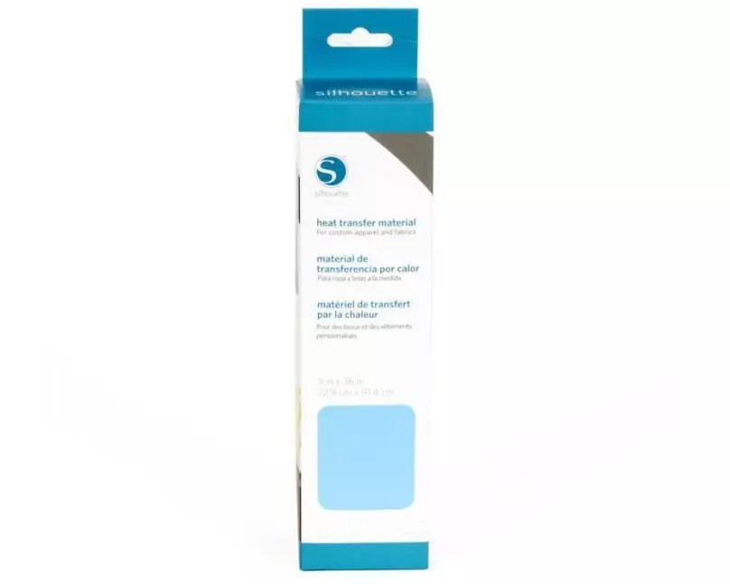 Silhouette Aufbügelfolie 22.9 cm x 91.4 cm Hellblau, glatt