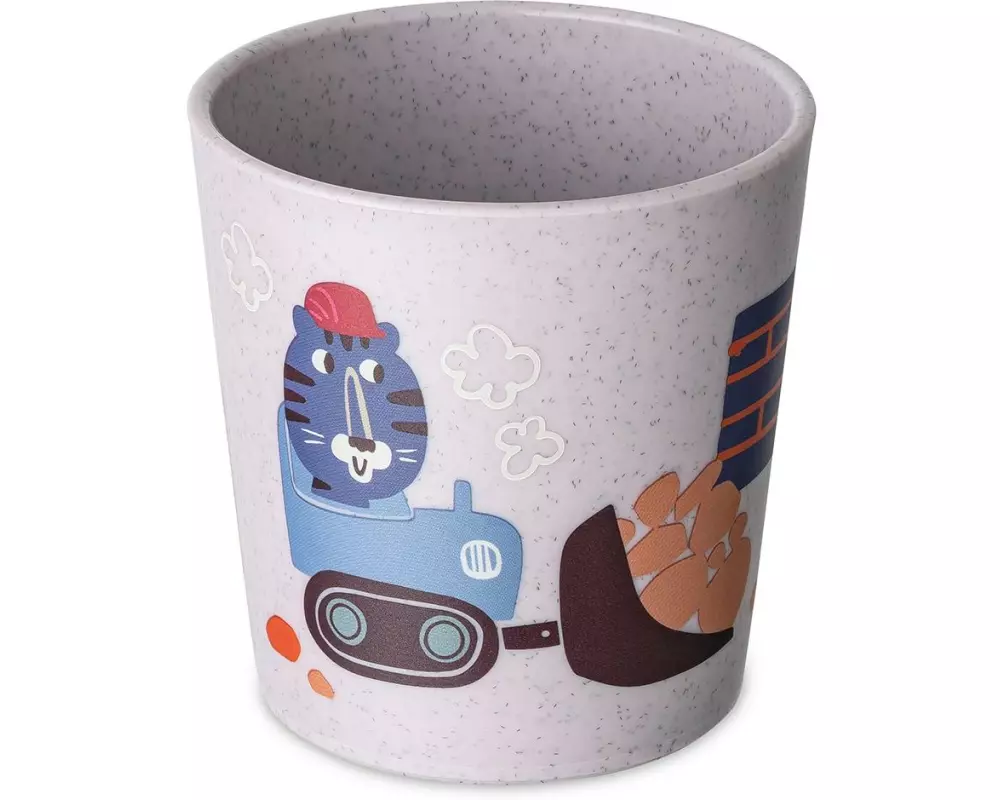 Koziol Kindertrinkbecher CONNECT S TRUCKS purple grey 190 ml