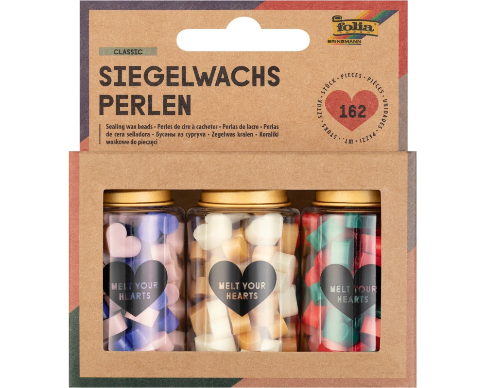 FOLIA Siegelwachs Perlen Classic 31419 162 Perlen
