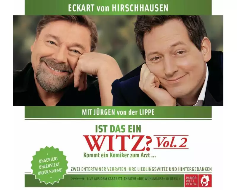 Ist das ein Witz? Kommt ein Komiker zum Arzt