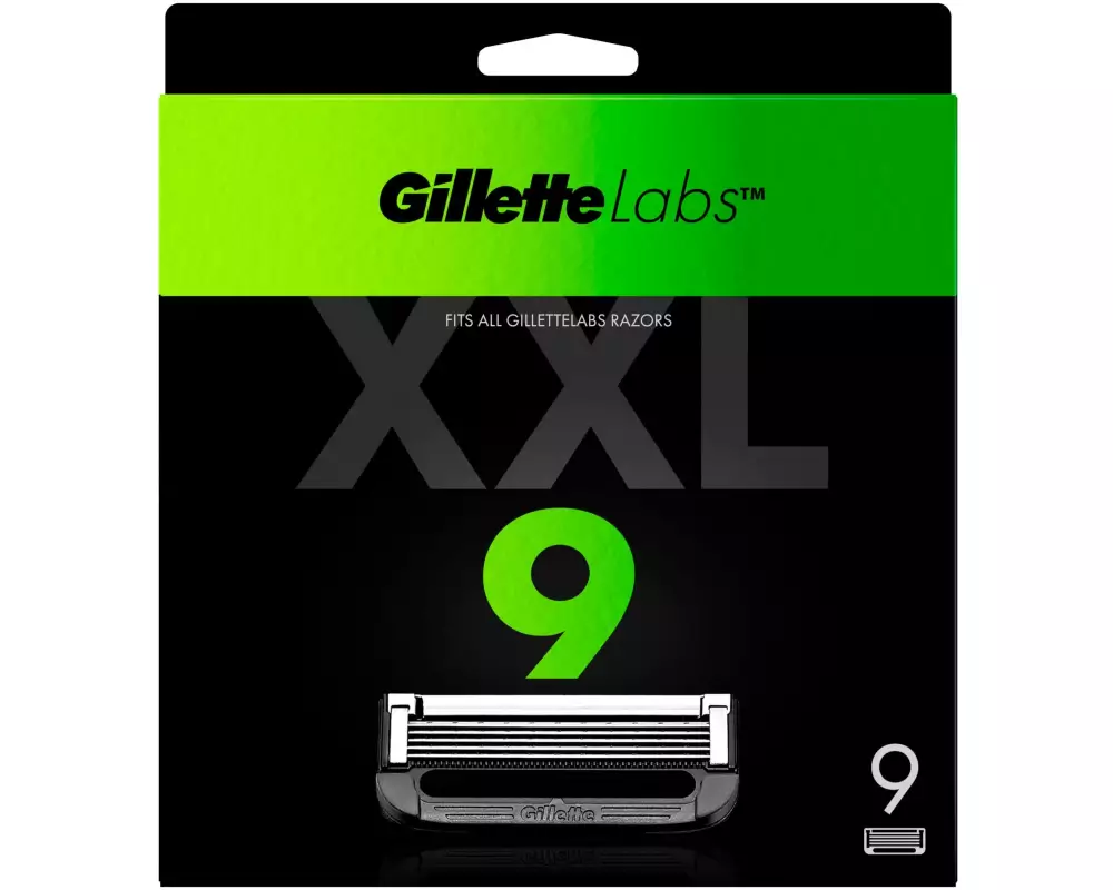 Gillette Rasierklingen Labs 9 Stück