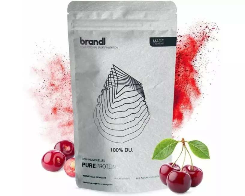 Brandl-Nutrition Pulver Pure Protein Vegan Kirsche 1000 g
