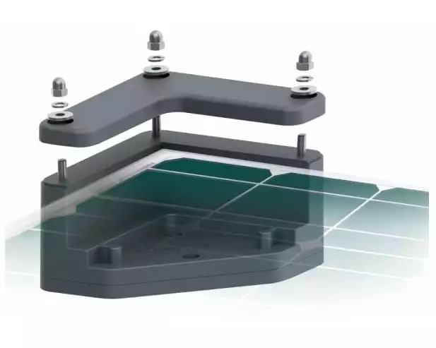 UNITECK Befestigungsecke für Solarmodule 30 mm