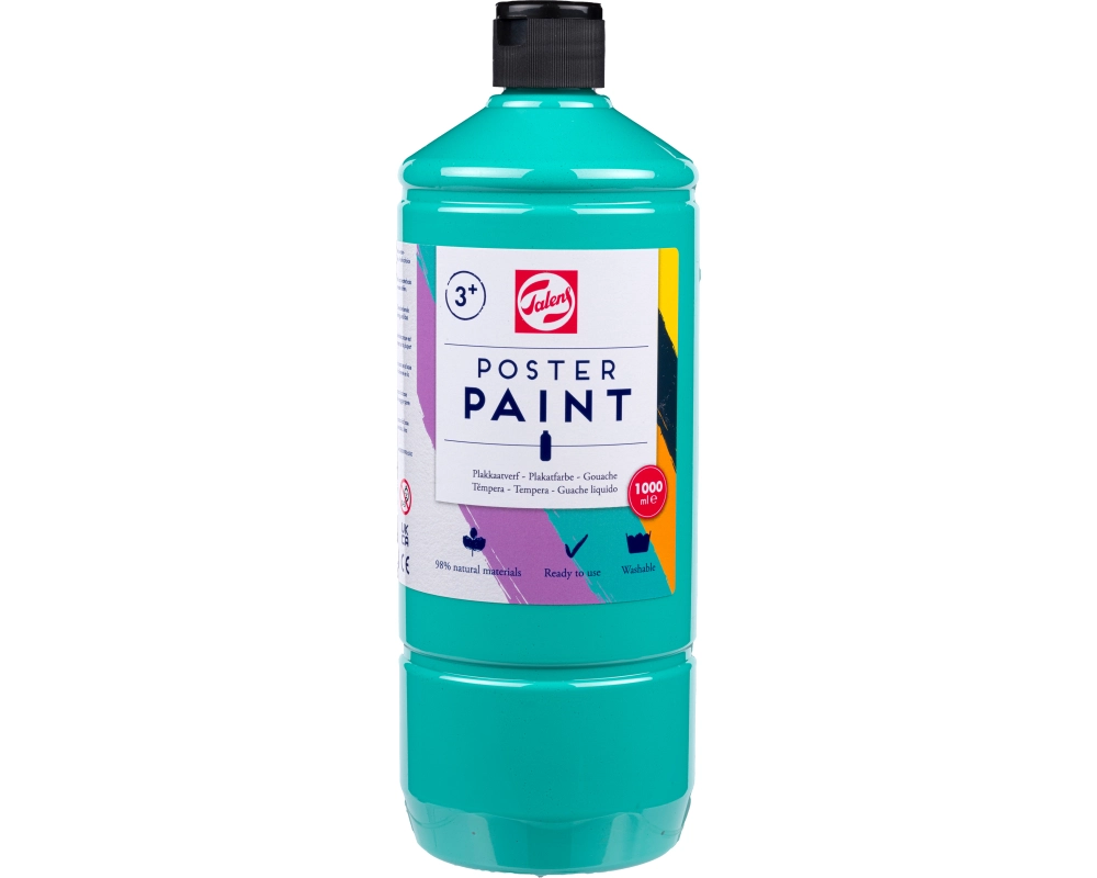 TALENS Plakatfarbe 1000ml 36716031 türkis