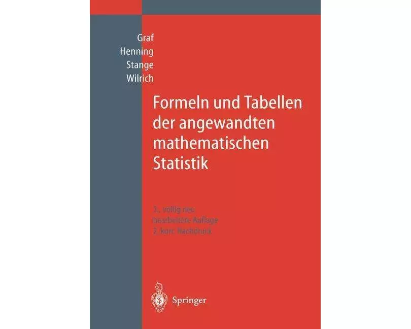 Formeln und Tabellen der angewandten mathematischen Statistik