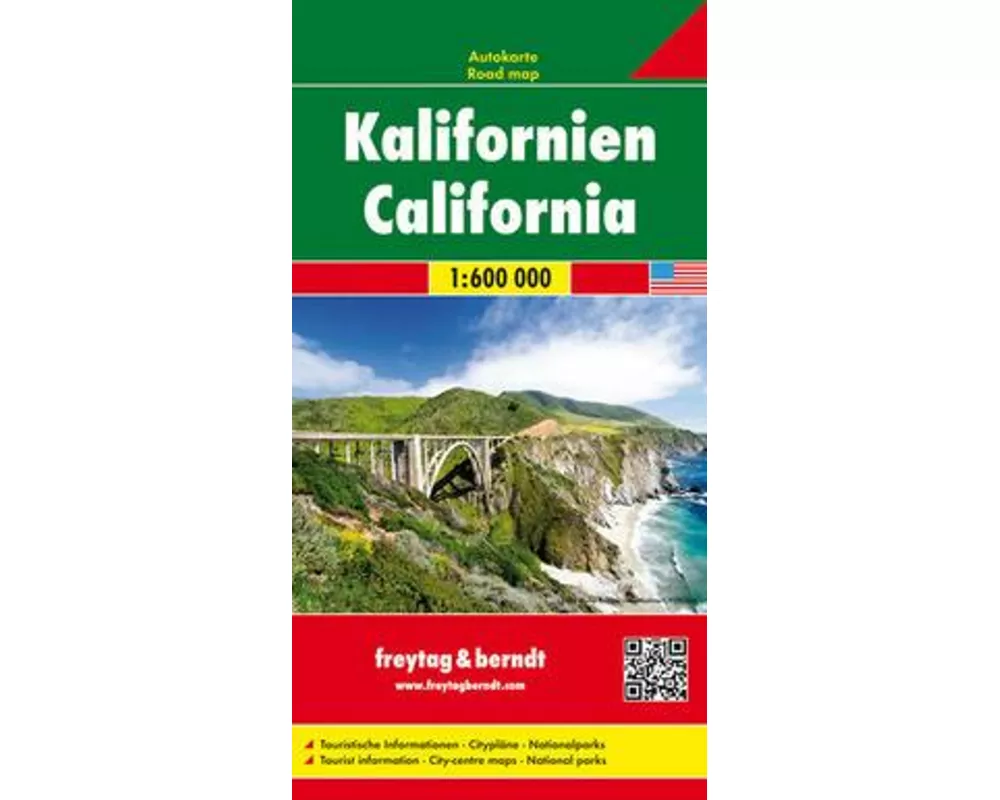 freytag & berndt Straßenkarte Kalifornien 1:600.000
