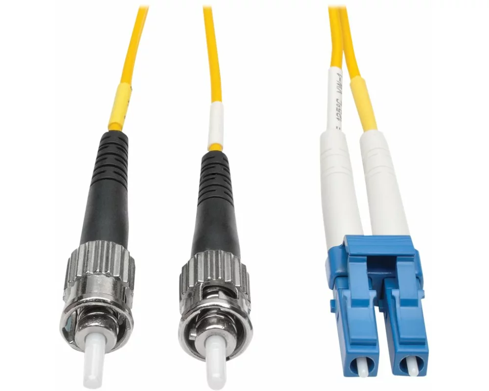 EATON TRIPPLITE Duplex, Singlemode, 9/125, Fiber, Patch Cable, LC/ST, 1M 3ft.