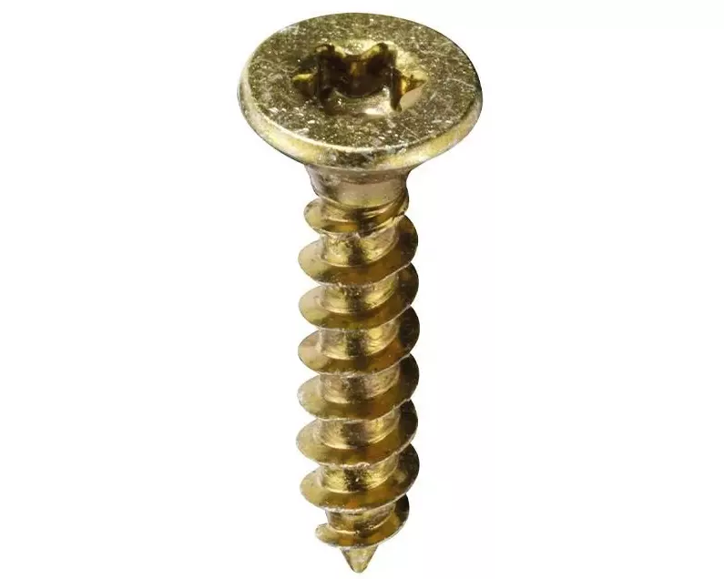 STRUCT Spanplattenschrauben Senkkopf 4.5 x 35 mm Stahl, 12 Stück