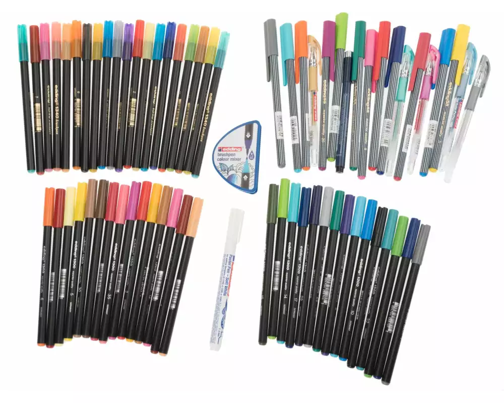 edding Fasermaler Colour happy box 69 Stück
