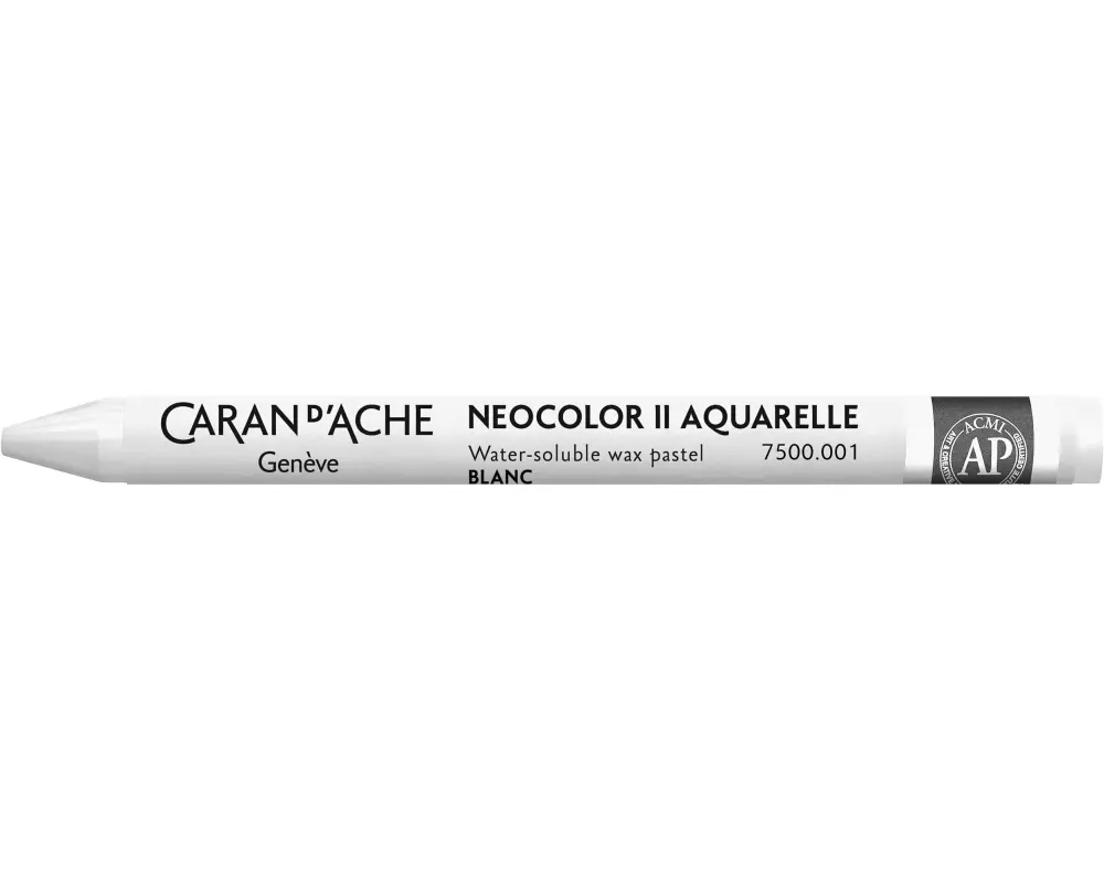 Caran d'Ache Wachsmalstifte Neocolor 2 wasservermalbar Weiss