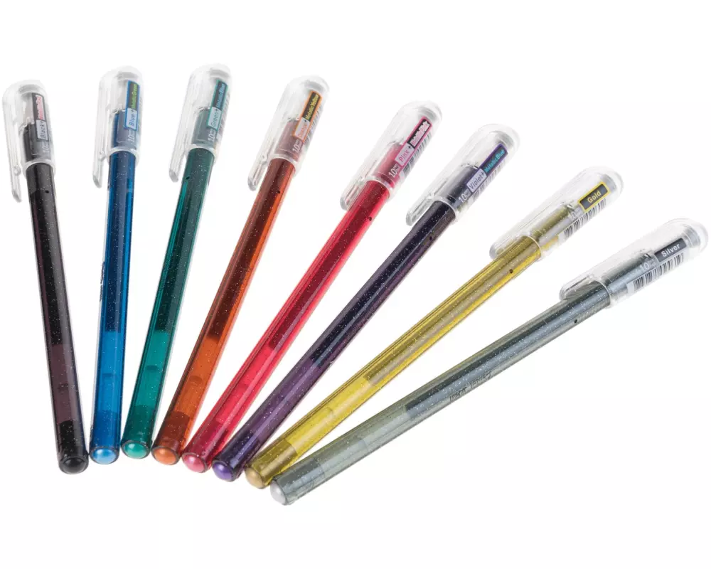 pentel Gelschreiber Hybrid Gel Dual Metallic 1 mm, Mehrfarbig