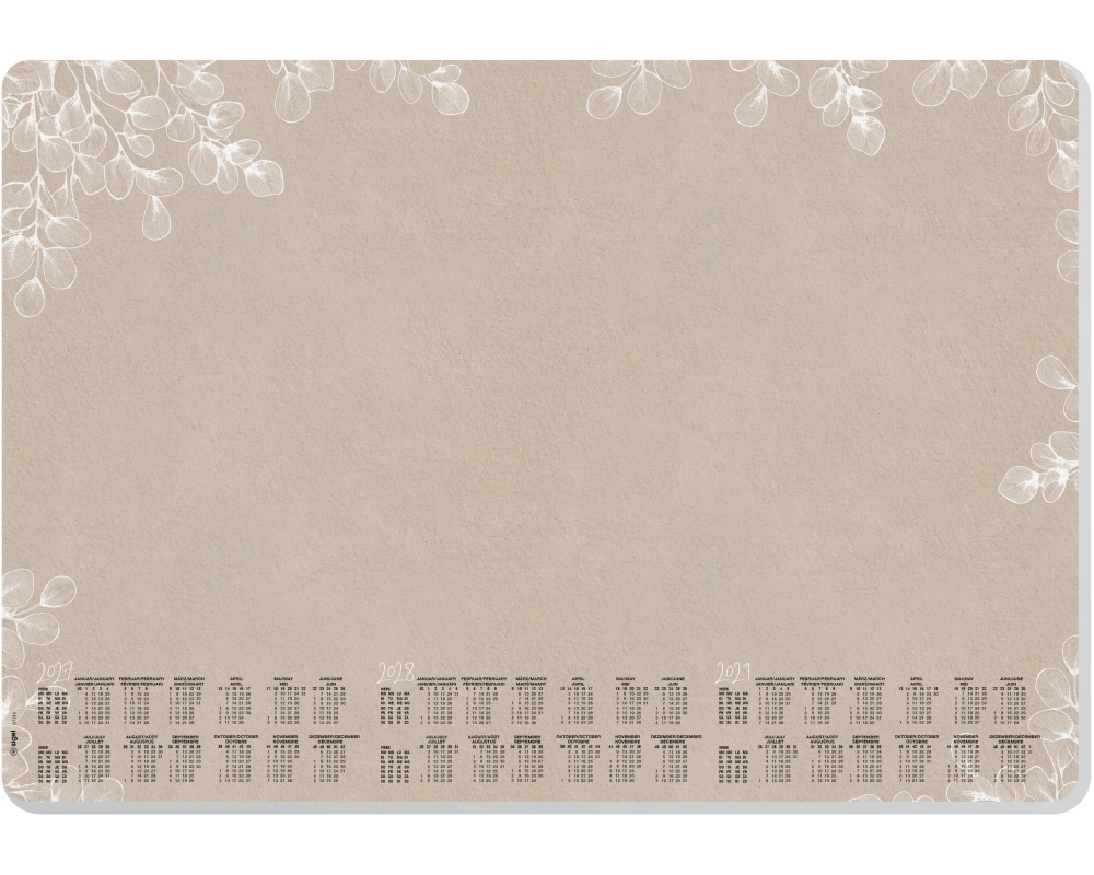 SIGEL Schreibunterlage Natural 27-29 H7316 D/E/F/NL 30 Blatt 59.5x41cm