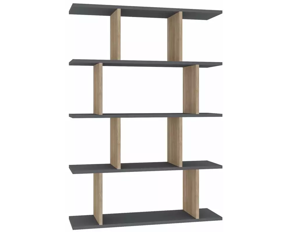 Woody Fashion Regal Harmon 90 x 25 x 127.4 cm, Braun/Anthrazit