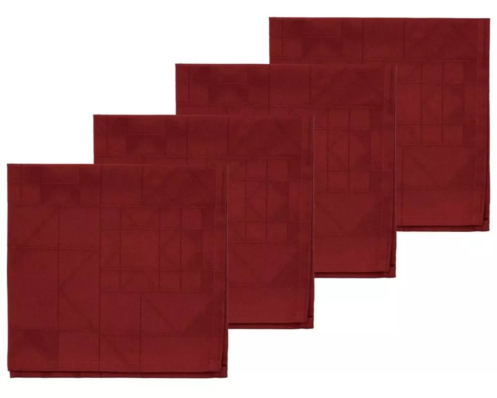 Södahl Stoffserviette Star 45 cm x 45 cm, Rot