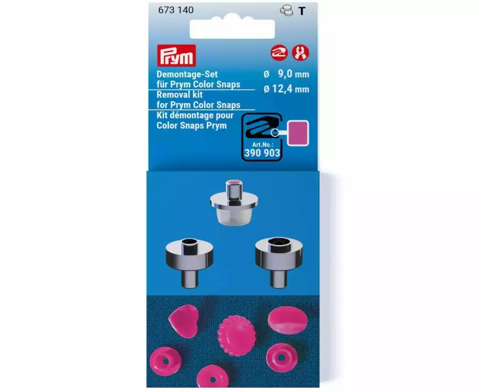 Prym Nähset 3 Stück, Silberfarbig, Fuchsia