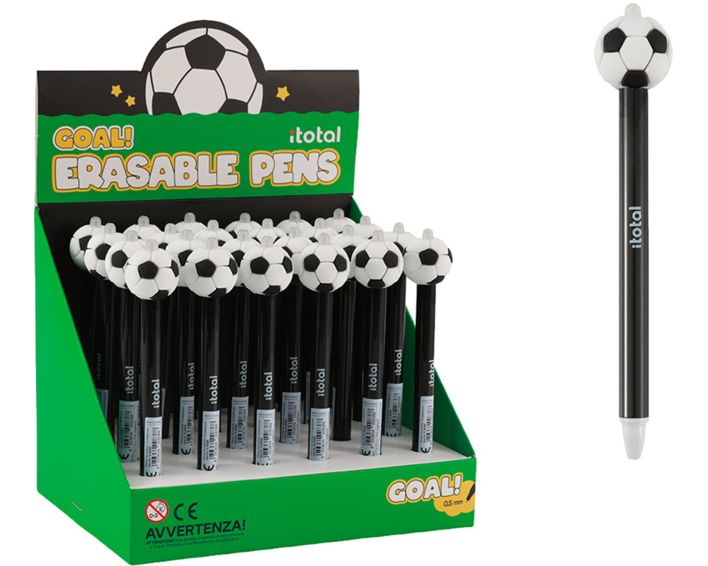 I-TOTAL Gelschreiber XL1839X Fussball, radierbar