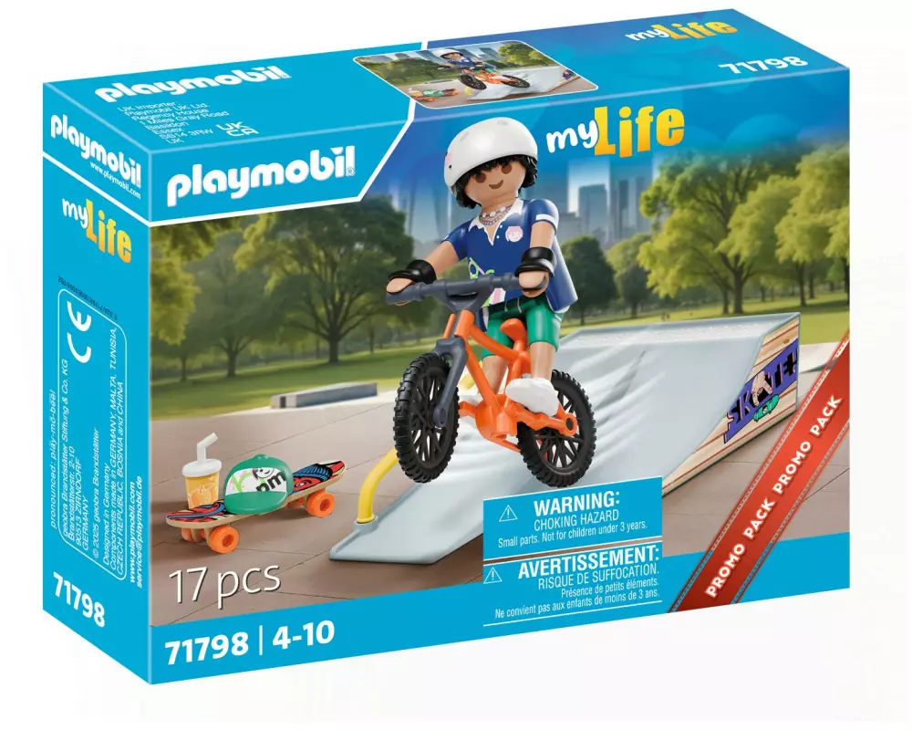 Playmobil My Life Skateboard mit Rampe 71798