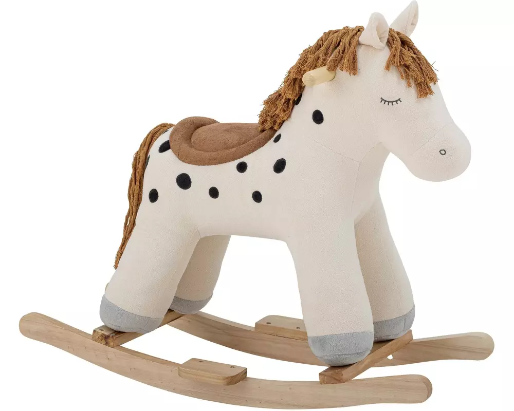 Bloomingville Schaukelpferd Merlen Weiss