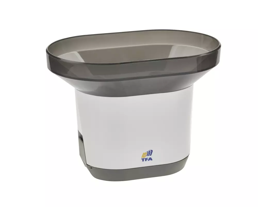 TFA Dostmann Regensensor TFA.me Sender ID-A1 Funk-Regenmesser Weiss