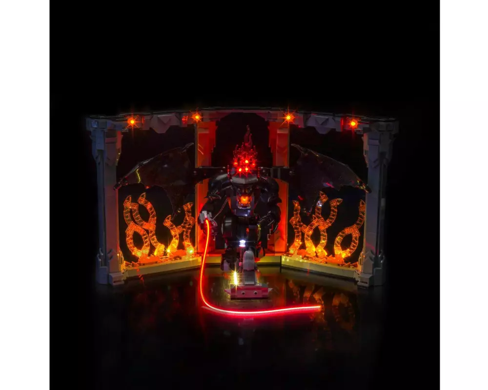 BrickBling LED-Licht-Set für LEGO Balrog Bücherstütze (10367)
