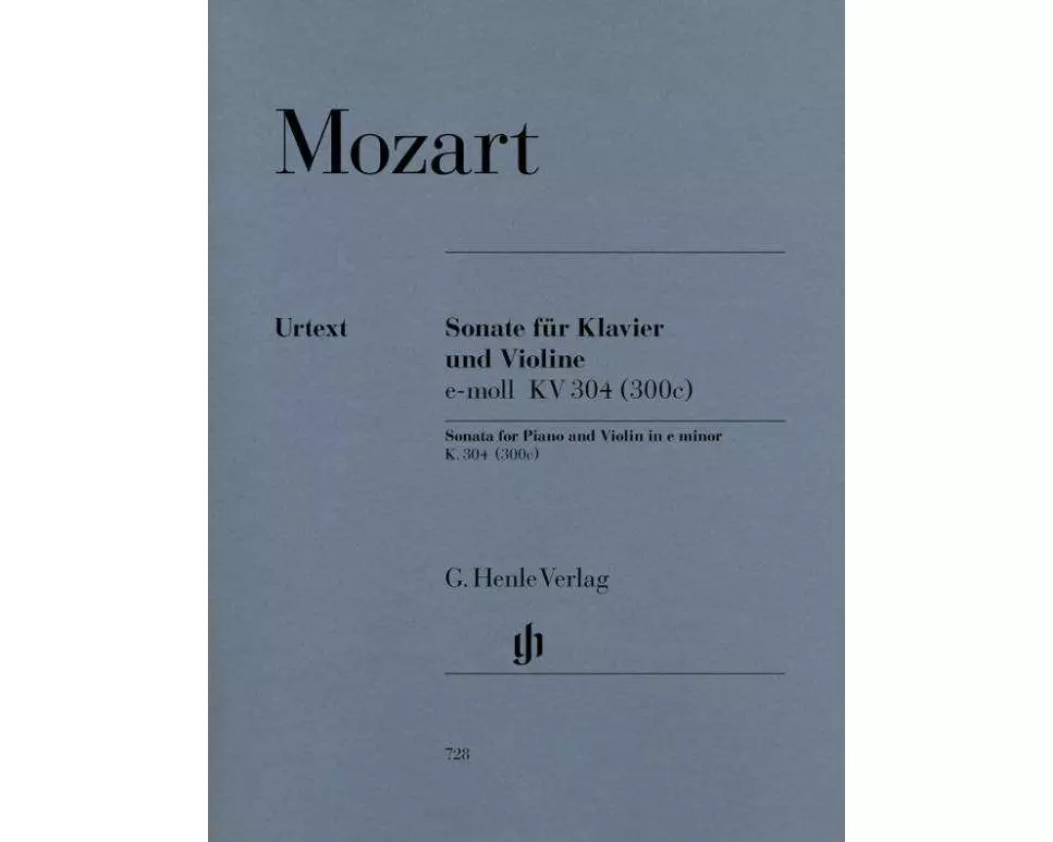 Mozart, Wolfgang Amadeus - Violinsonate e-moll KV 304 (300c)