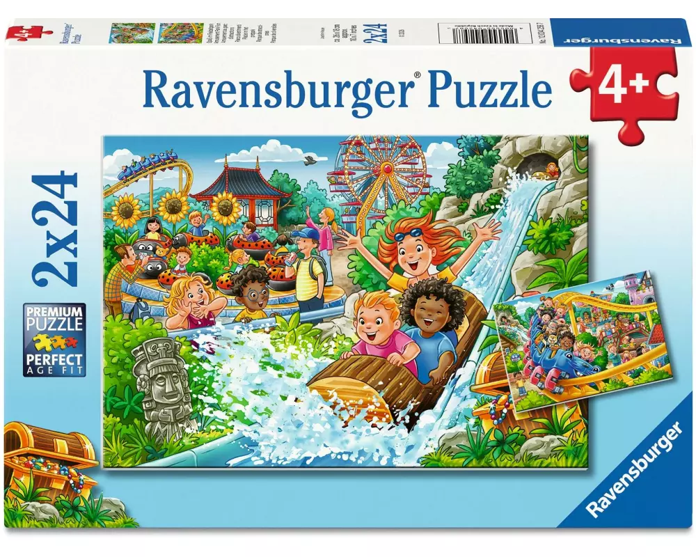 Ravensburger Puzzlespiel 2 x 24 Vergnügungspark