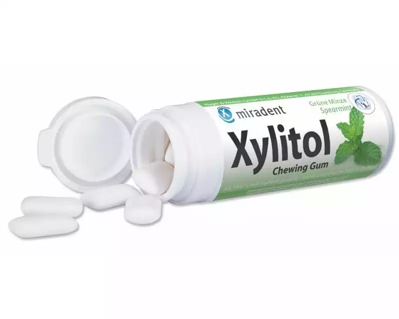 Miradent Kaugummi Spearmint 30 Stück