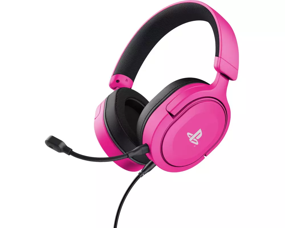 Trust Headset GXT498P Forta Pink/Schwarz