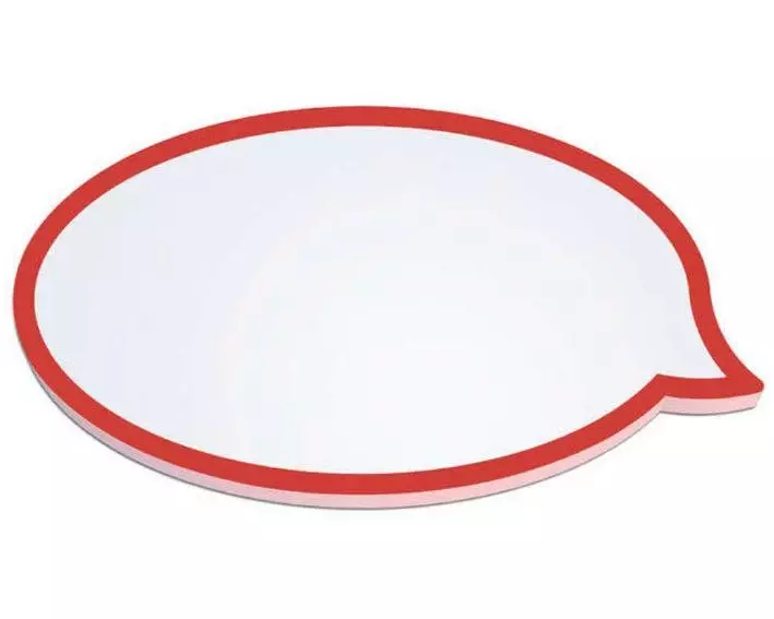 Maul Moderationskarten Sprechblase, 50 Stück