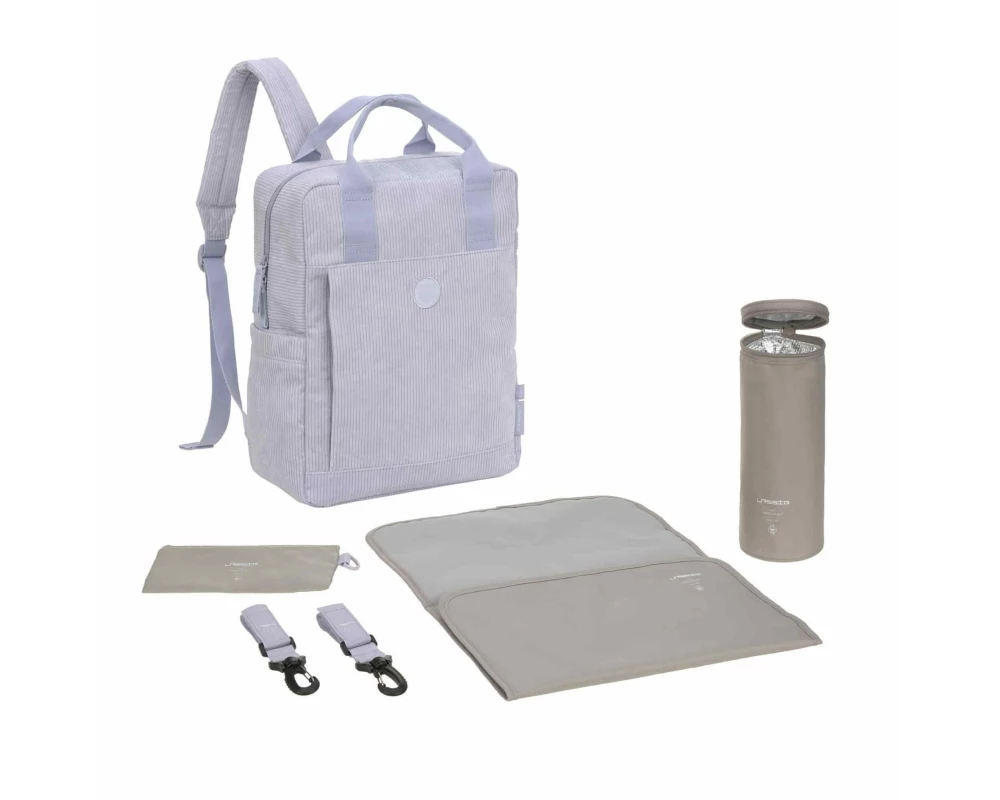 Lässig Wickelrucksack Vividal Cord Lilac