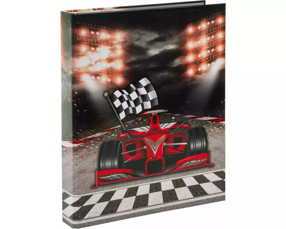 Goldbuch Ringbuch Racing Champion 4 cm, Rot/Schwarz