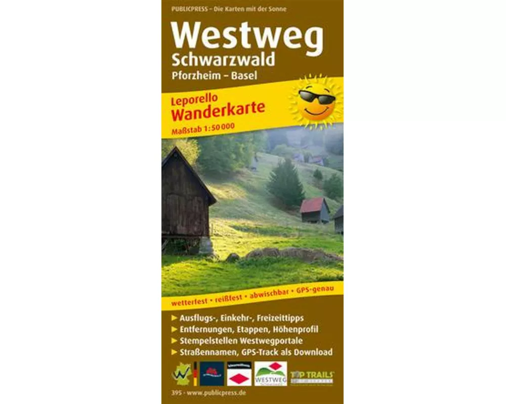 Westweg Schwarzwald, Pforzheim - Basel