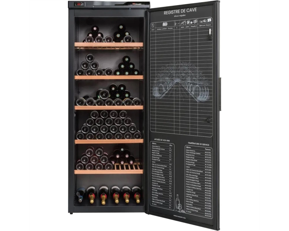 Climadiff Weinkühlschrank RESERVE300XL, Freistehend, 1 Zone, 297 Flaschen