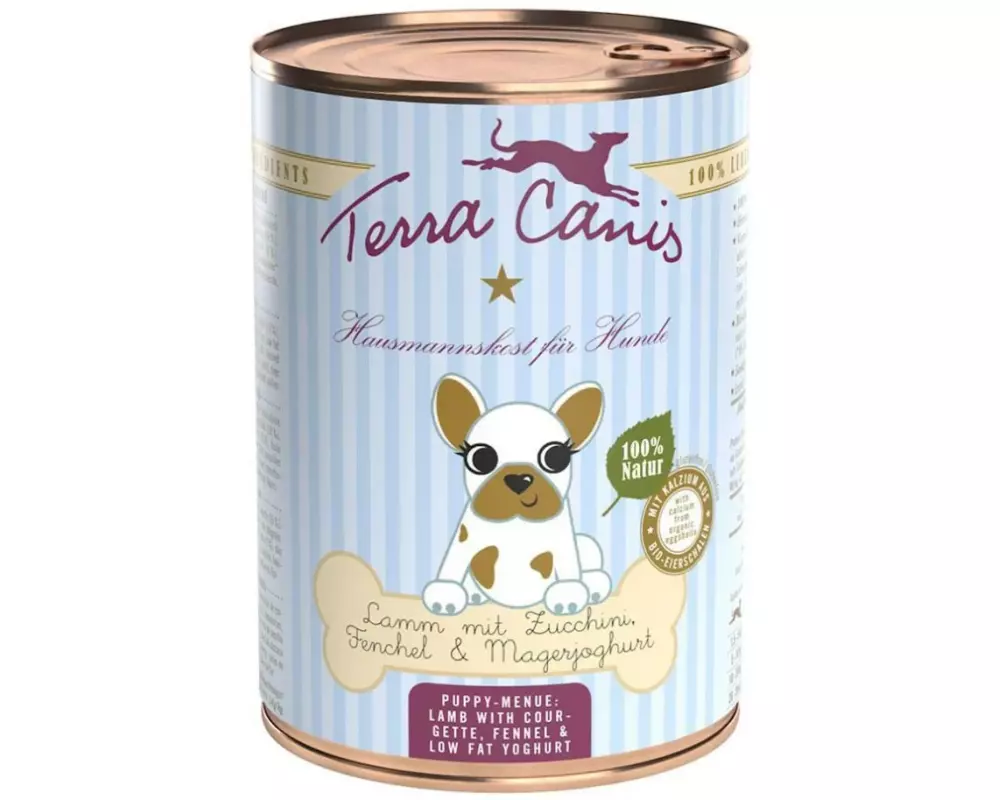 Terra Canis Nassfutter Welpen-Menü Lamm, 400 g