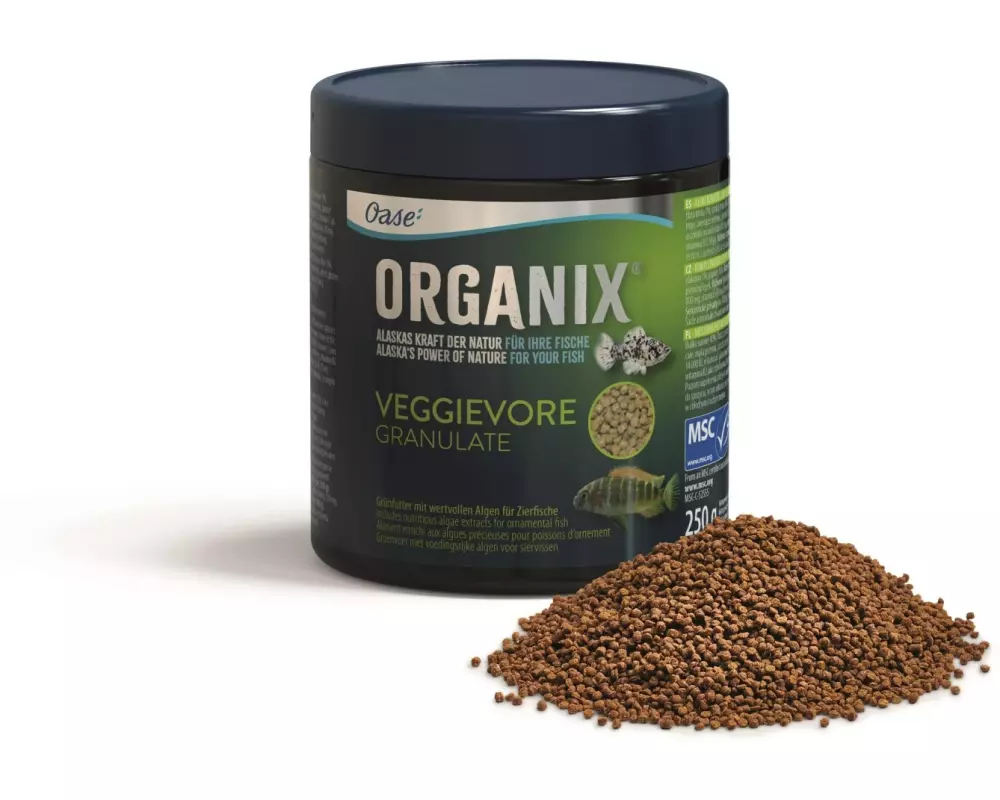 OASE Pflanzenfutter Organix Veggie Granulate, 250 g
