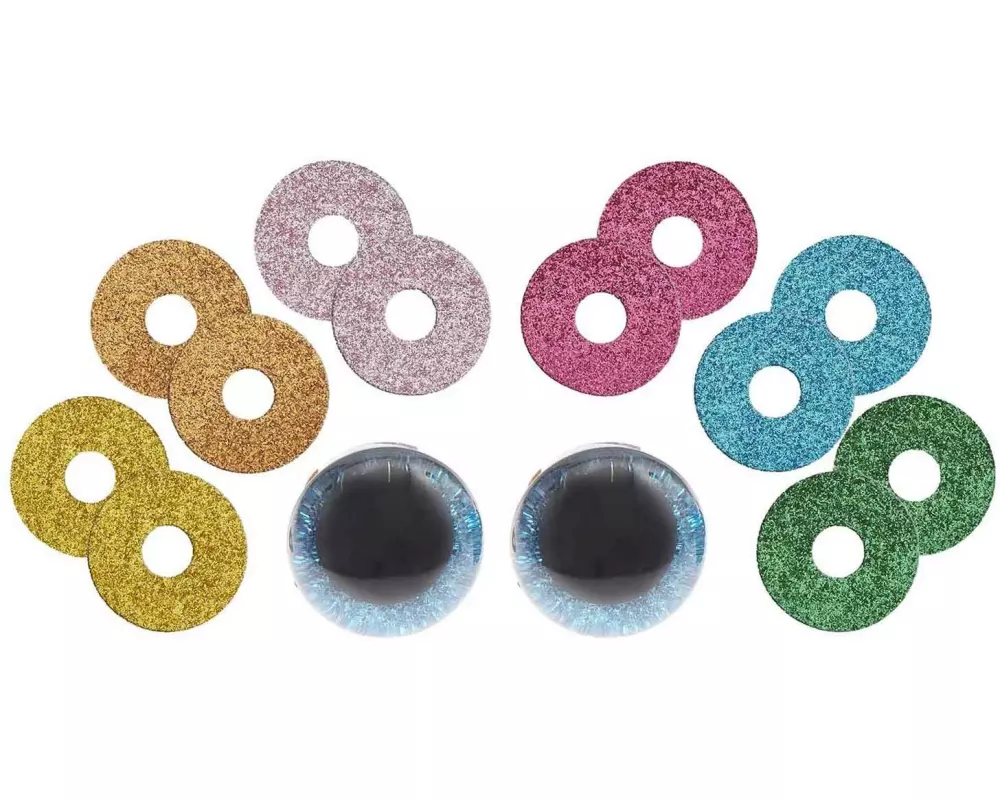 Rico Design Sicherheitsaugen mit 6 Farben zur Auswahl 30 mm 2 Stk.