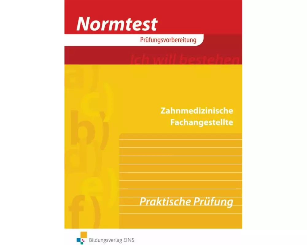 Normtest Zahnmedizinische Fachangestellte