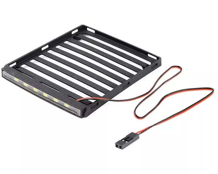 RC4WD Modellbau-Dachträger mit Light Bar SCX24 JT Gladiator