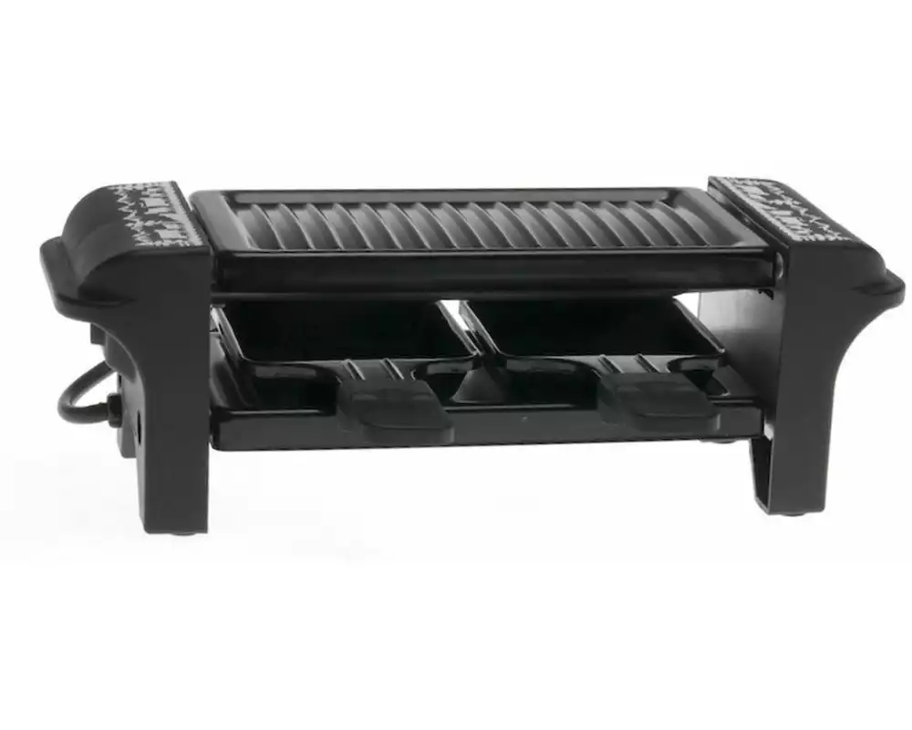 Nouvel Racletteofen Scherenschnitt Schwarz 2 Personen