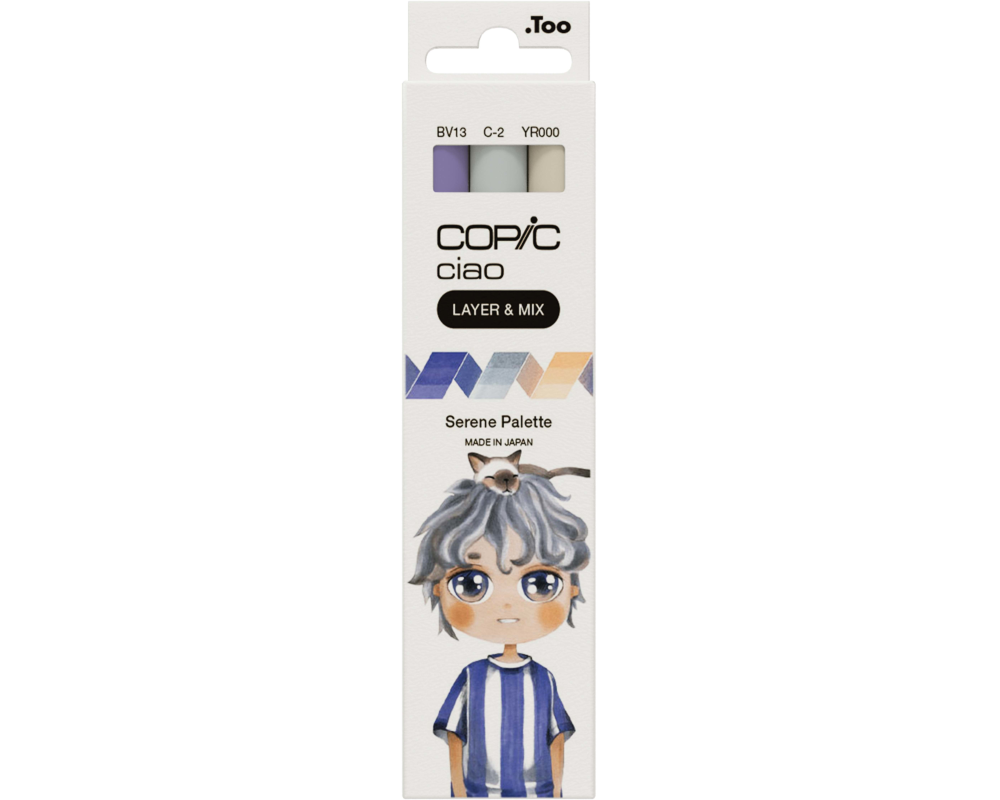 COPIC Marker Ciao 220750310 Serene Palette 3 Stück