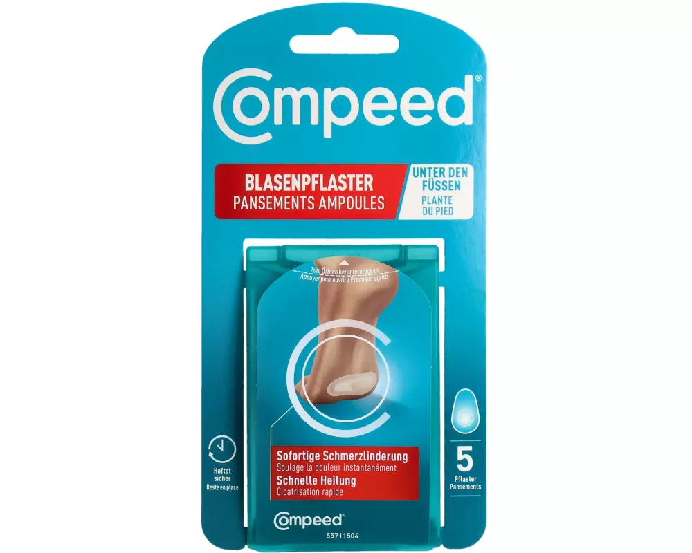 Compeed Blasenpflaster Hydrokolloid Unter den Füssen Wasserabweisend
