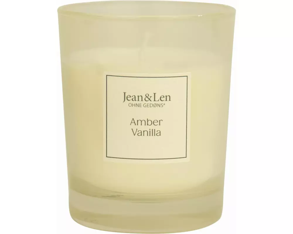 Jean & Len Duftkerze Amber & Vanilla 120 g