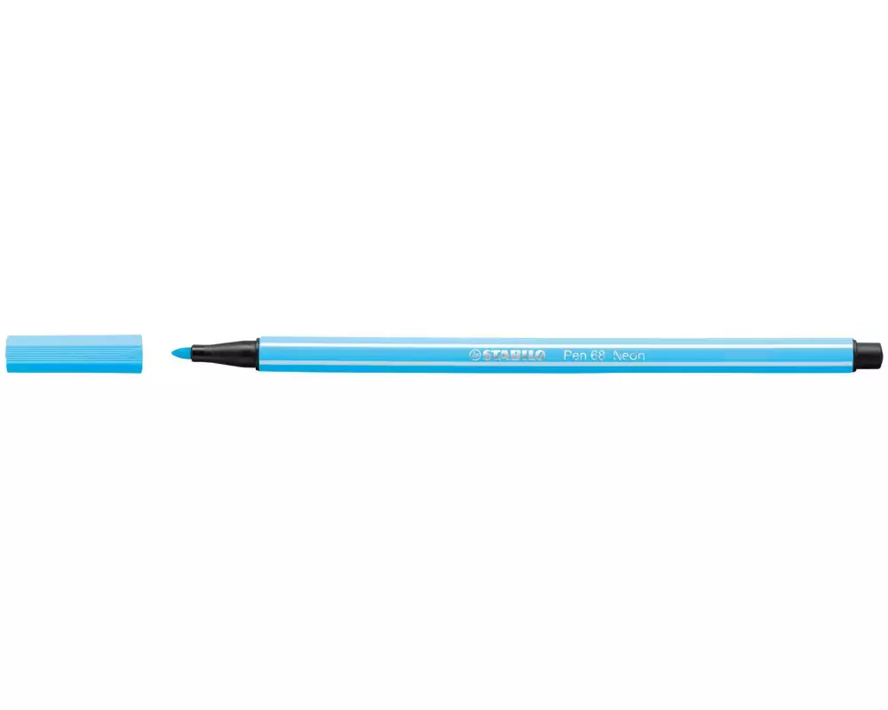 STABILO Fasermaler Pen 68 Neon Hellblau
