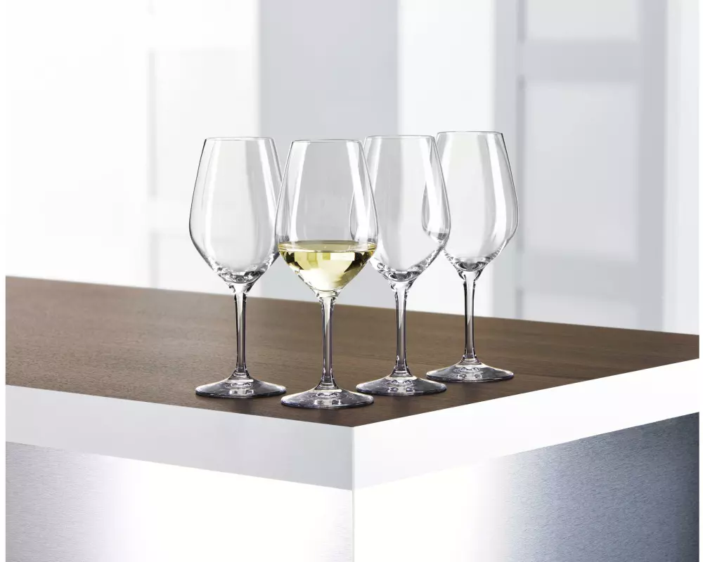 Spiegelau Authentis Weissweinglas klein 360 ml, 4 Stück, Transparent