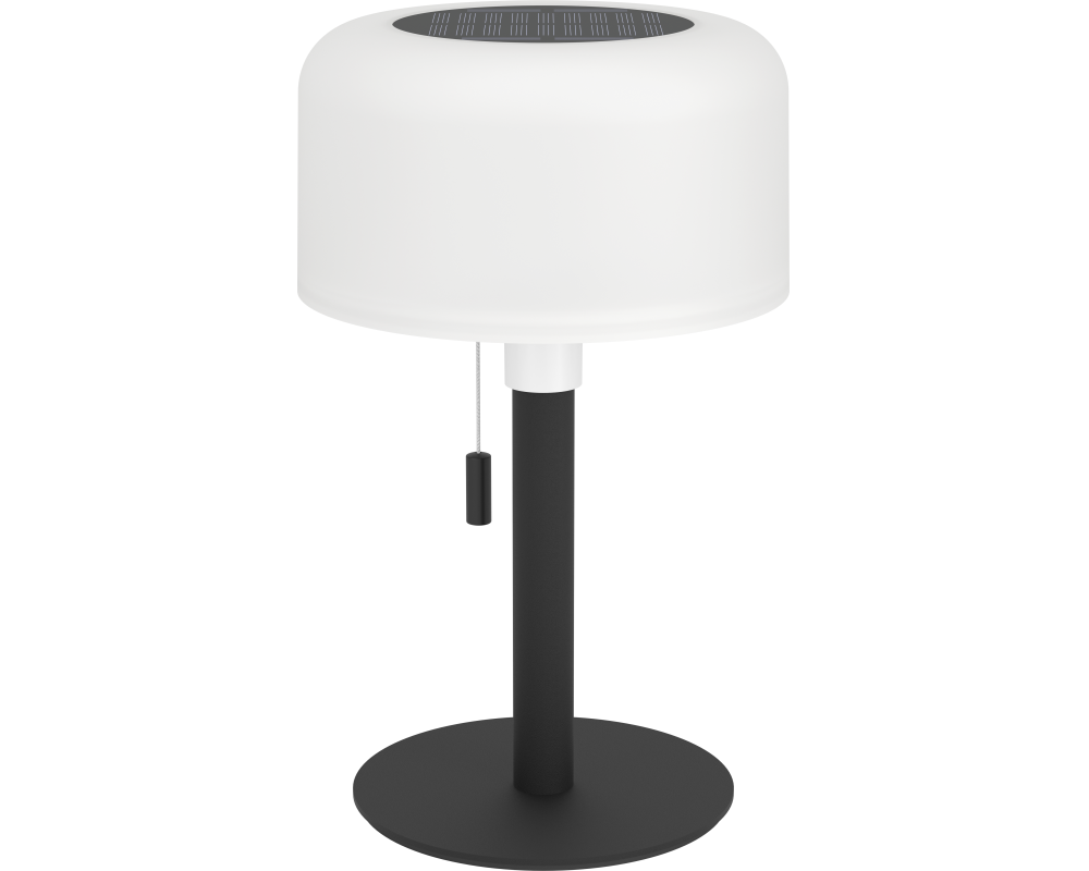 EGLO Tischleuchte Montapalma 75887 schwarz, Solar