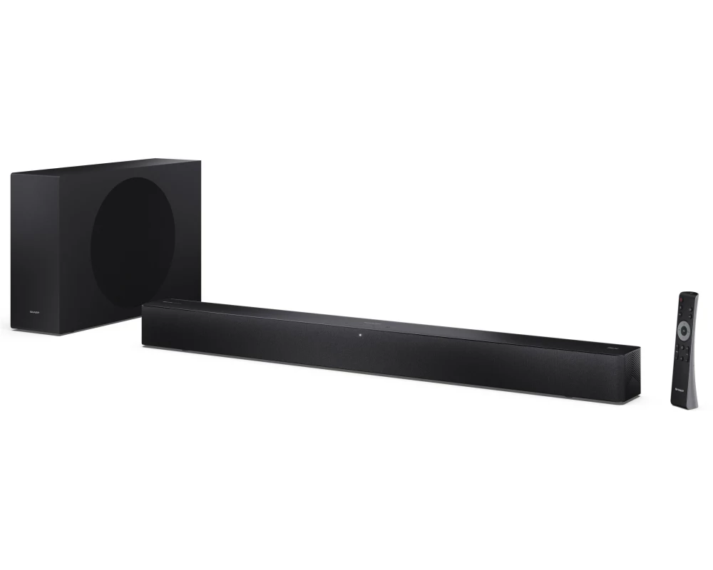 Sharp HTSBW310 mit flachem Drahtlos-Subwoofer